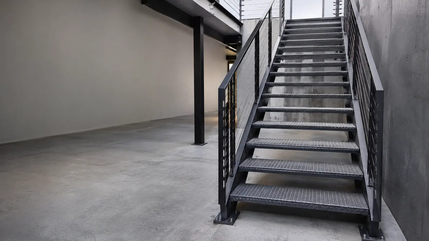 Stair Tread Covers in Brampton, Ontario, fabricated and installed by The Grate Guys