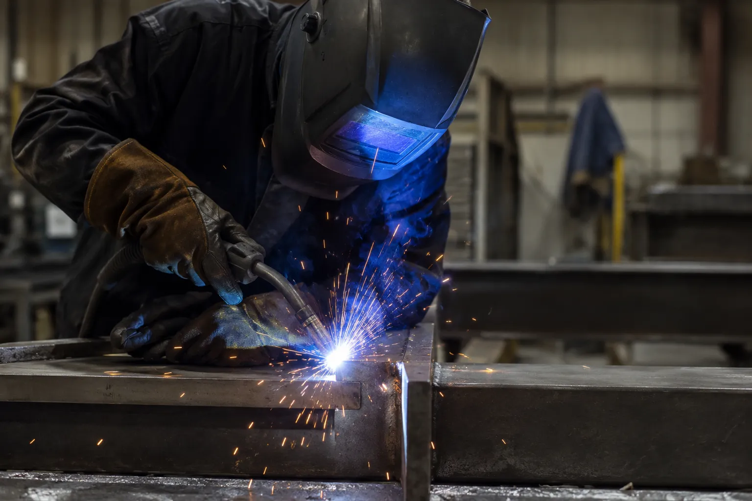 Steel Beam Fabrication in Maple being fabricated and installed by The Grate Guys