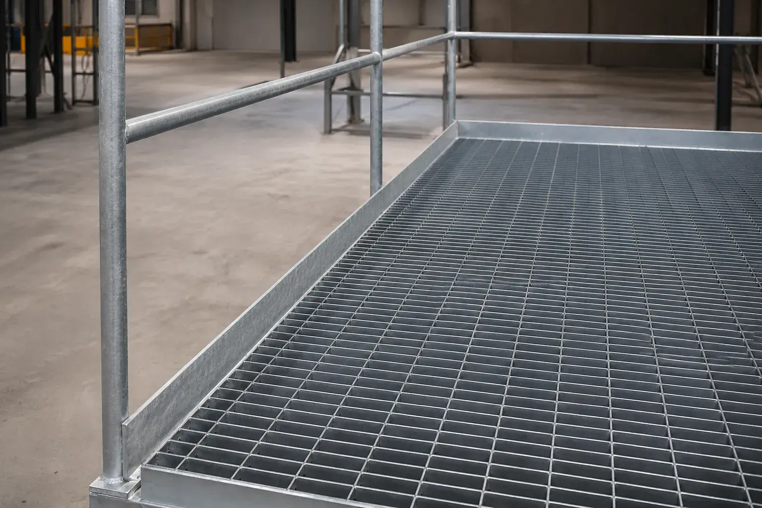 Steel Floor Plate in Bradford, Ontario, fabricated and installed by The Grate Guys
