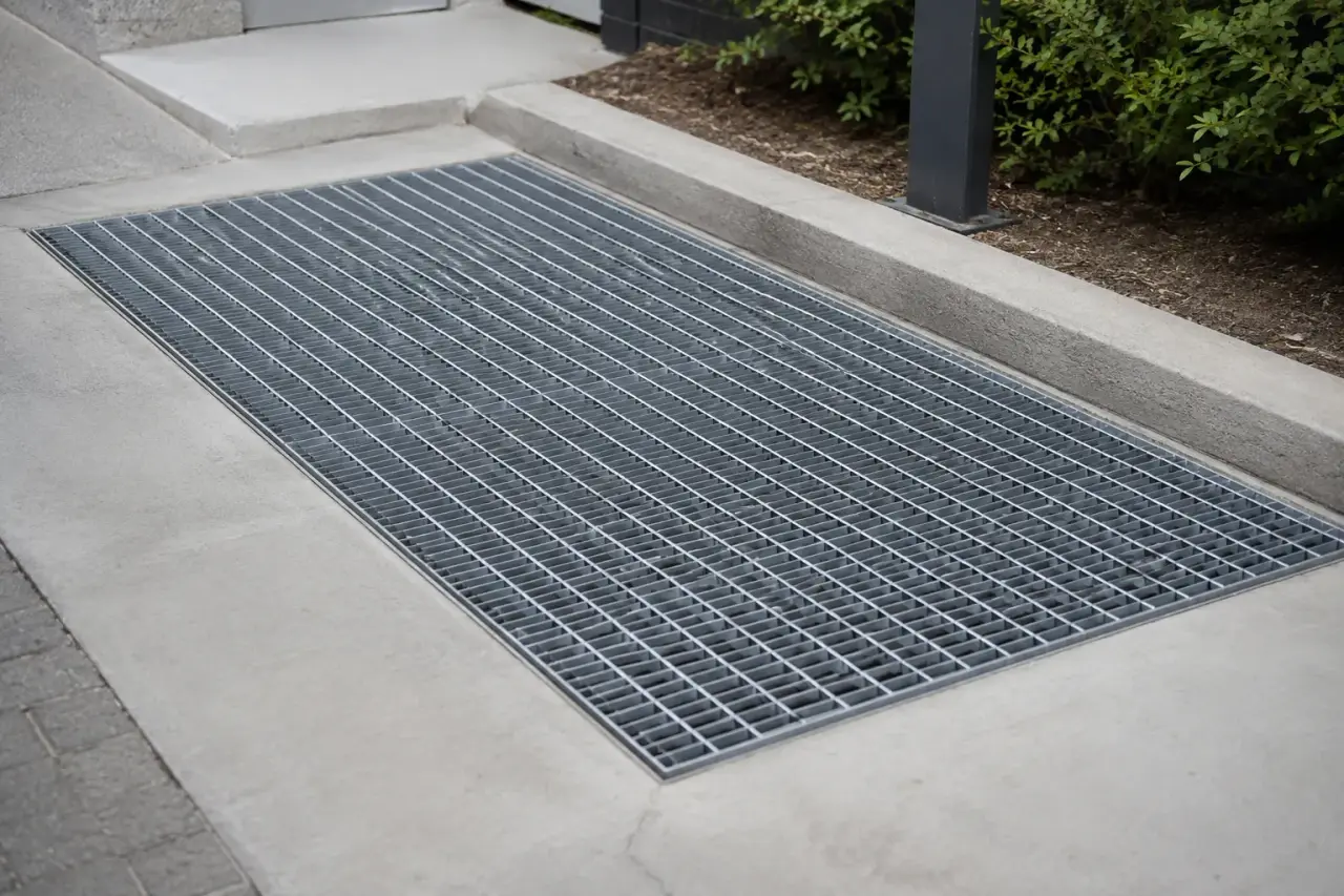 Completed Steel Grates installation by The Grate Guys