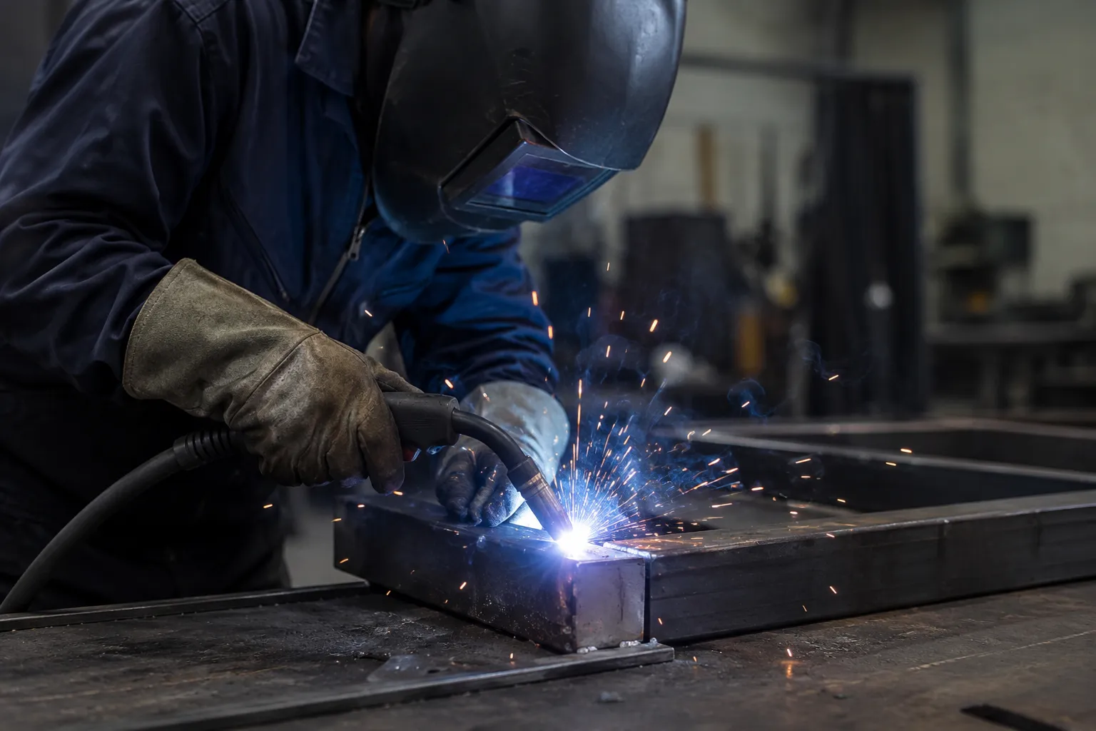 Steel Landings in Ancaster being fabricated and installed by The Grate Guys