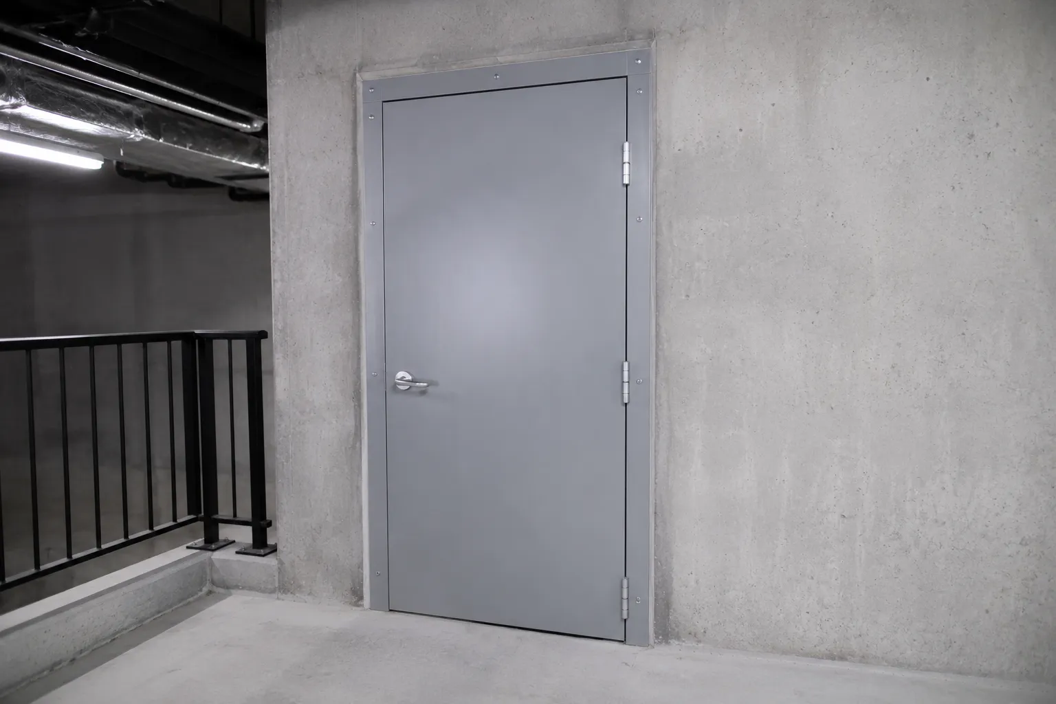 Completed Steel Security Doors installation in Markham by The Grate Guys