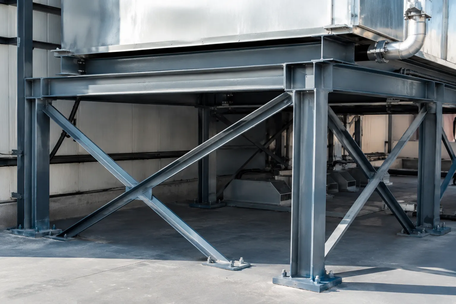 Completed Steel Support Frames installation in Cambridge by The Grate Guys