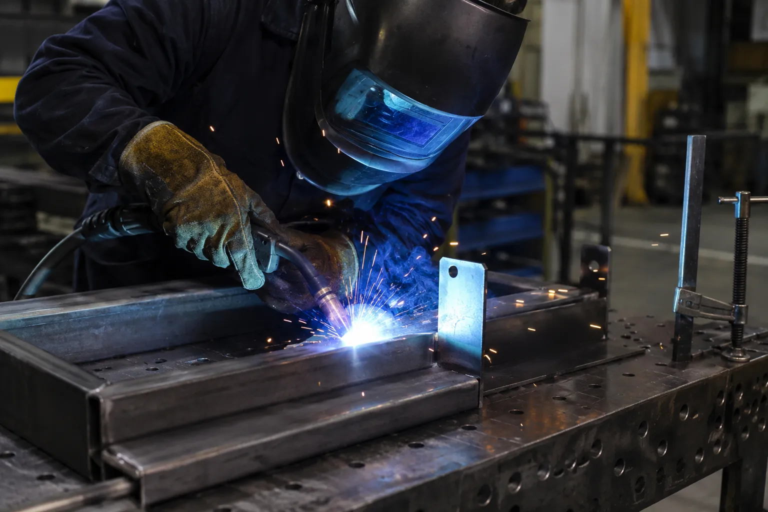 Steel Support Frames in Cambridge being fabricated and installed by The Grate Guys