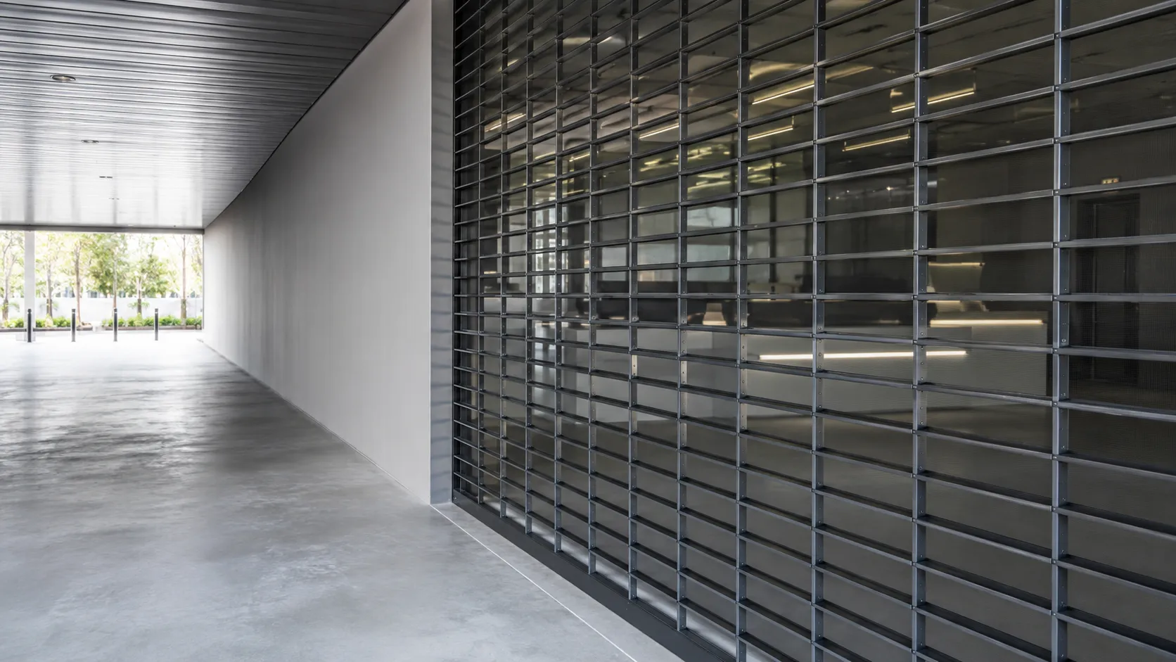 Storefront Security Grilles in Georgetown, Ontario — fabricated and installed by The Grate Guys