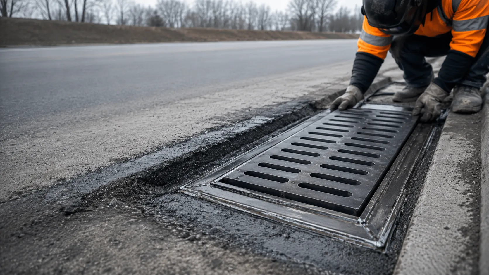 Storm Drain Repair in Markham, Ontario — fabricated and installed by The Grate Guys