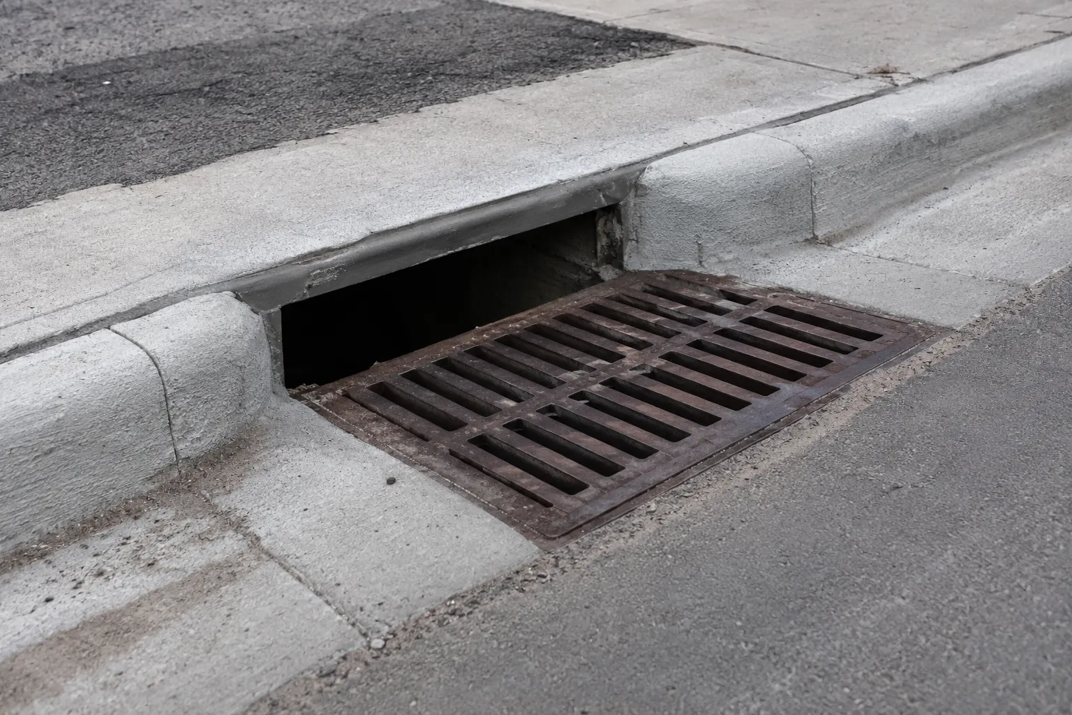 Completed Storm Sewer Repair installation in Maple by The Grate Guys