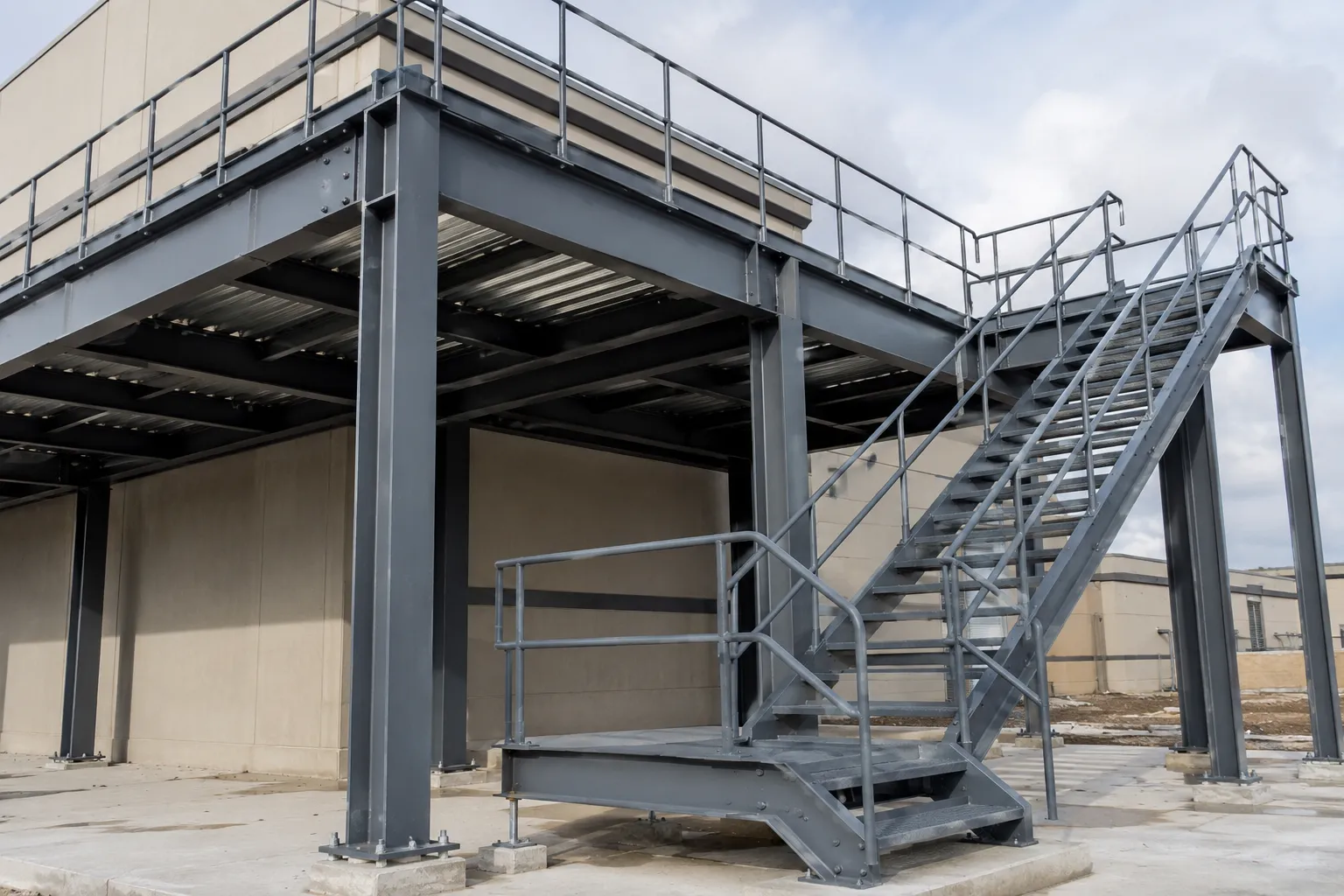 Completed Structural Steel Fabrication installation in Markham by The Grate Guys