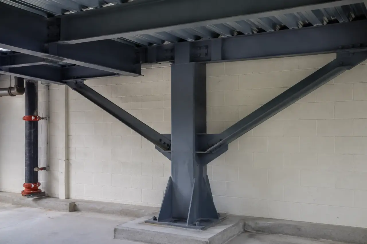 Completed Structural Steel Supports installation in Ajax by The Grate Guys