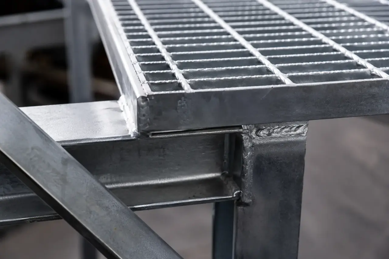 Tank Access Platforms in Ajax being fabricated and installed by The Grate Guys