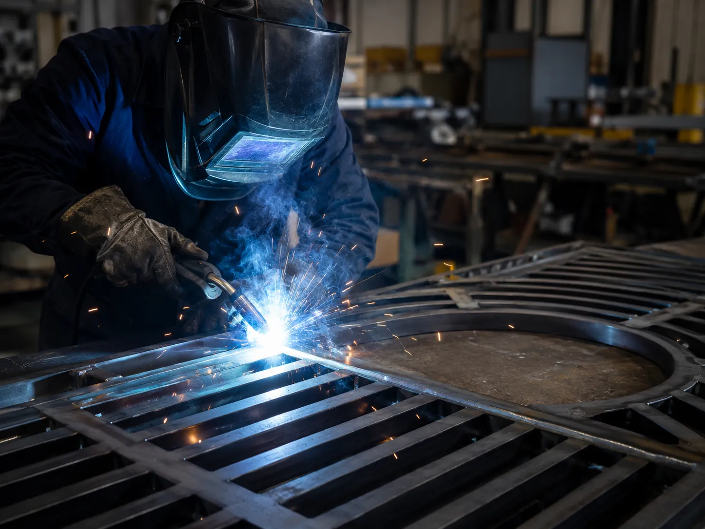 Tree Grates in Peterborough being fabricated and installed by The Grate Guys