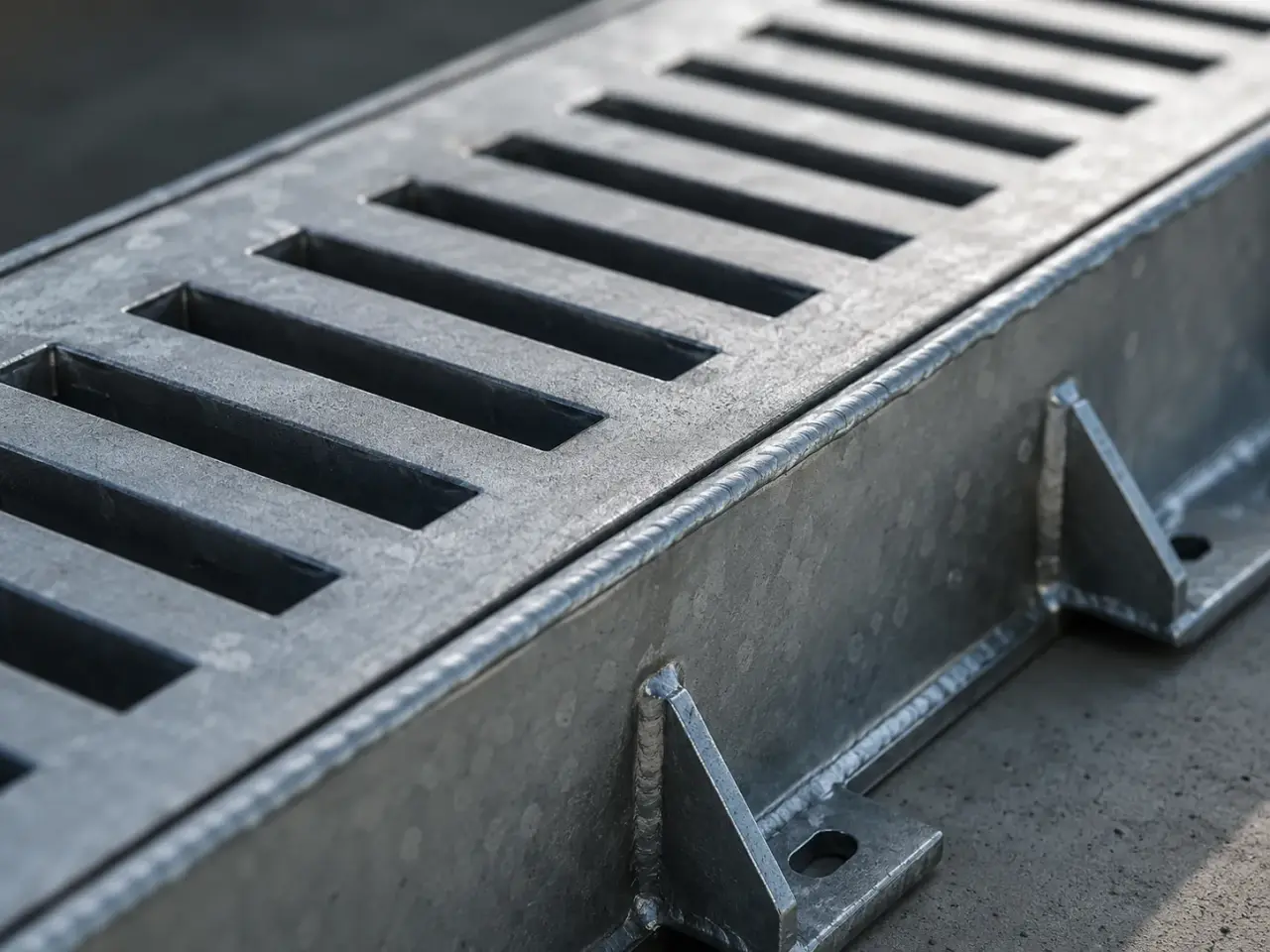 Trench Drain Covers in Brampton being fabricated and installed by The Grate Guys