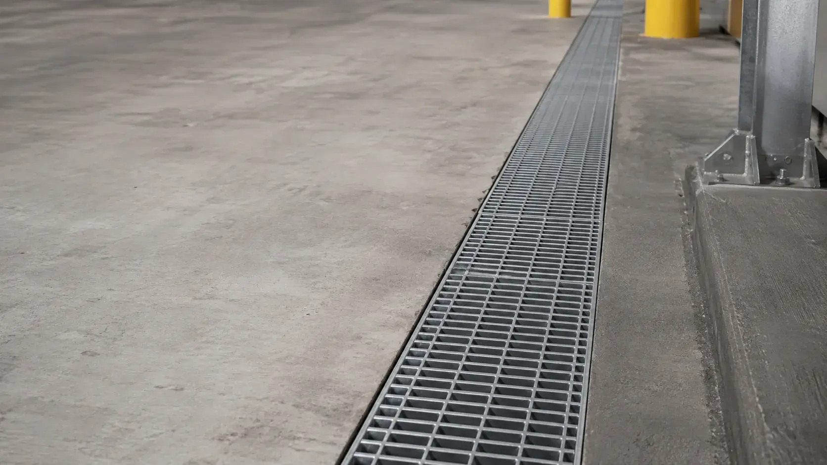 Trench Drain Covers in Brampton, Ontario, fabricated and installed by The Grate Guys