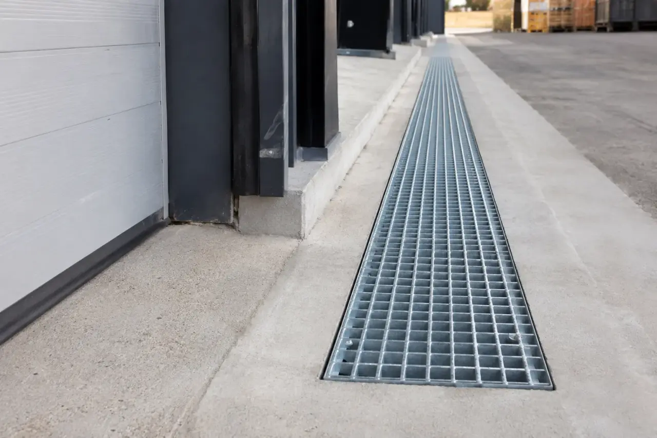 Completed Trench Drain Grates installation by The Grate Guys