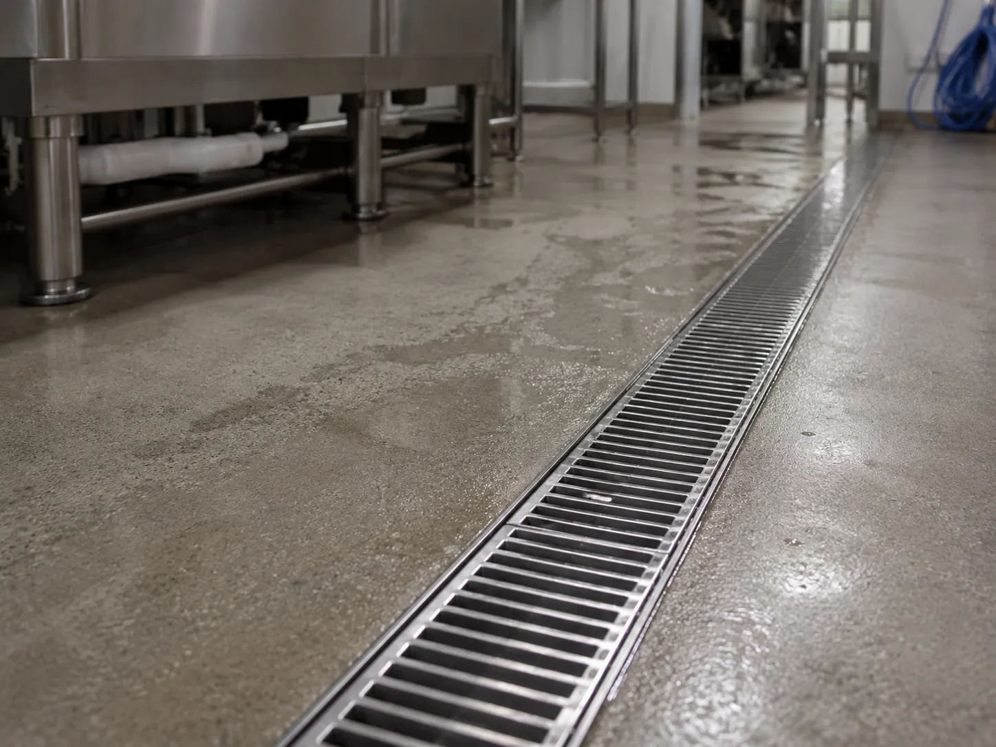 Completed Trench Drain Installation in Maple by The Grate Guys