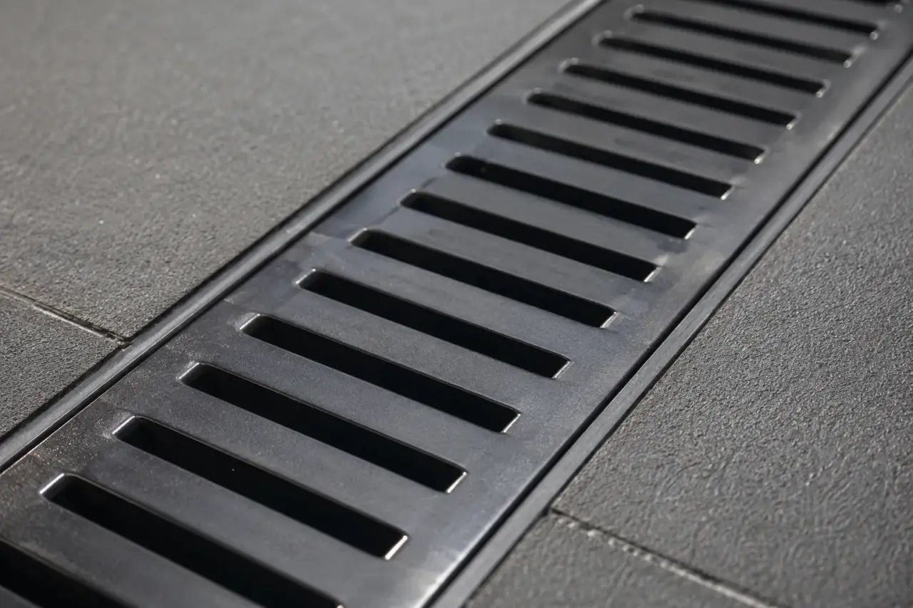 Trench Drain Installation being fabricated and installed by The Grate Guys