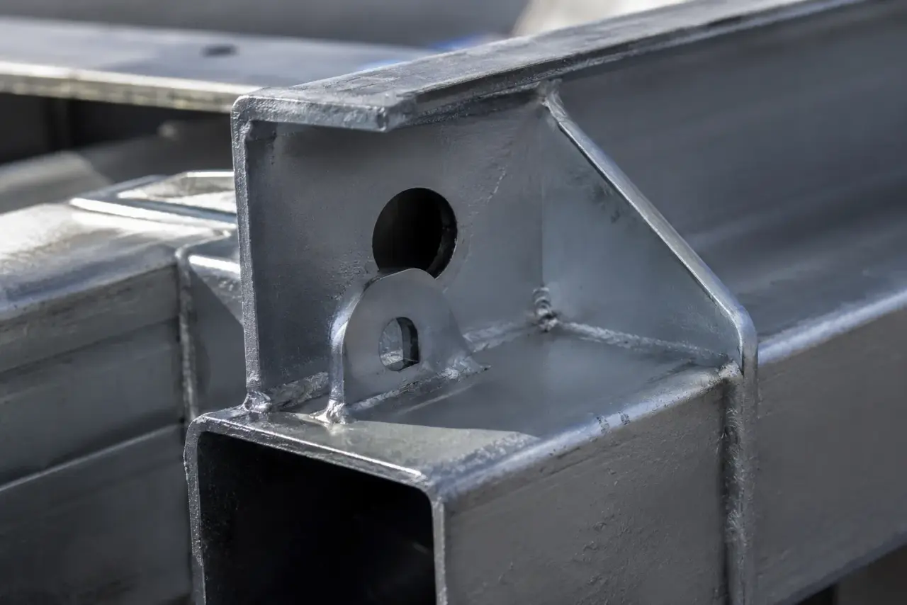 Truck Restraints being fabricated and installed by The Grate Guys