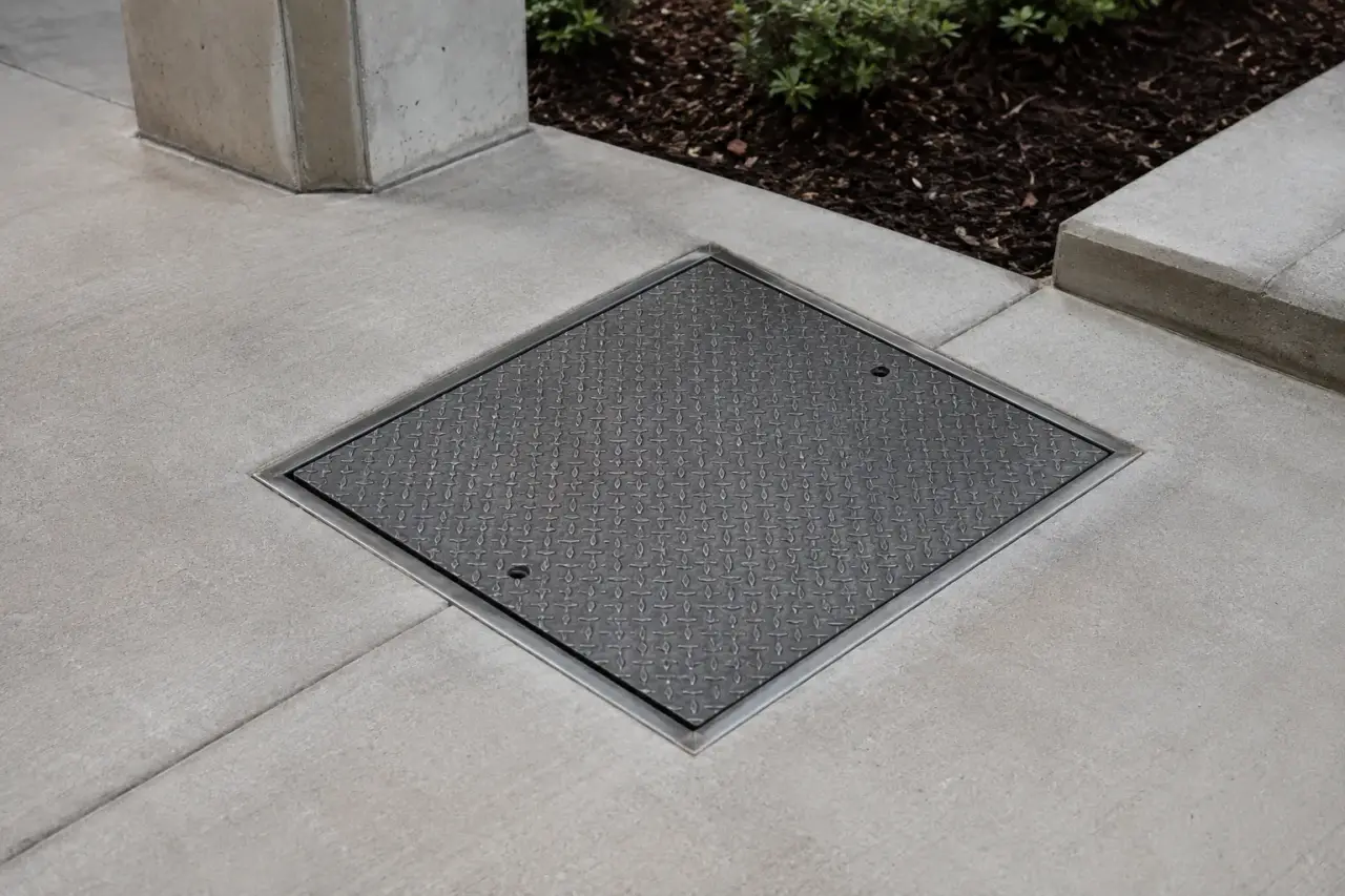 Completed Utility Access Covers installation in Bradford by The Grate Guys