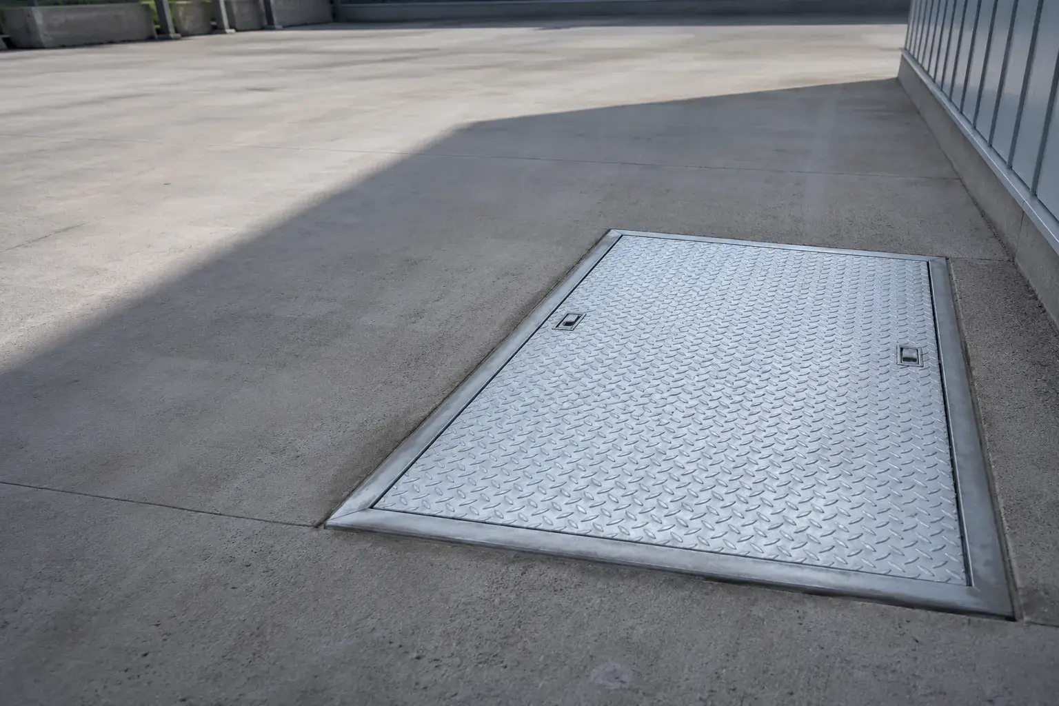 Utility Access Covers in Bradford, Ontario, fabricated and installed by The Grate Guys