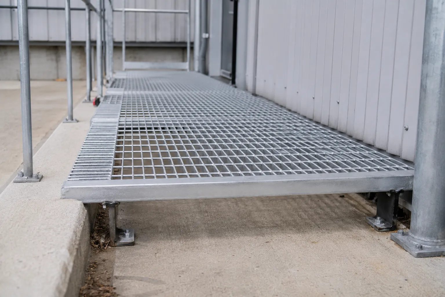 Completed Walkway Grates installation in Maple by The Grate Guys