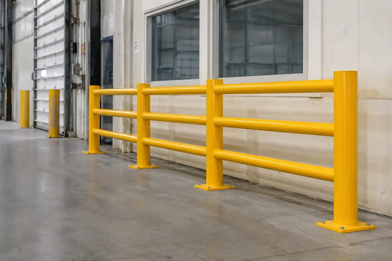 Completed Warehouse Safety Upgrades installation in Markham by The Grate Guys