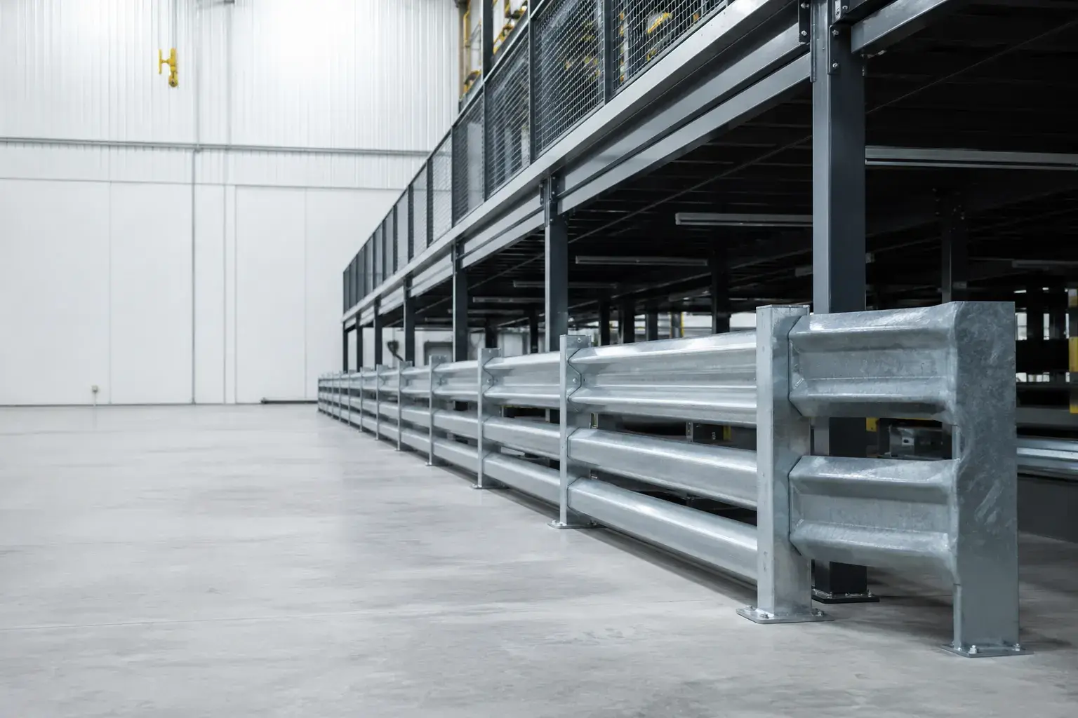 Warehouse Safety Upgrades in Markham, Ontario, fabricated and installed by The Grate Guys