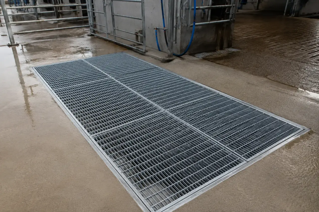 Completed Washdown Area Grates installation by The Grate Guys