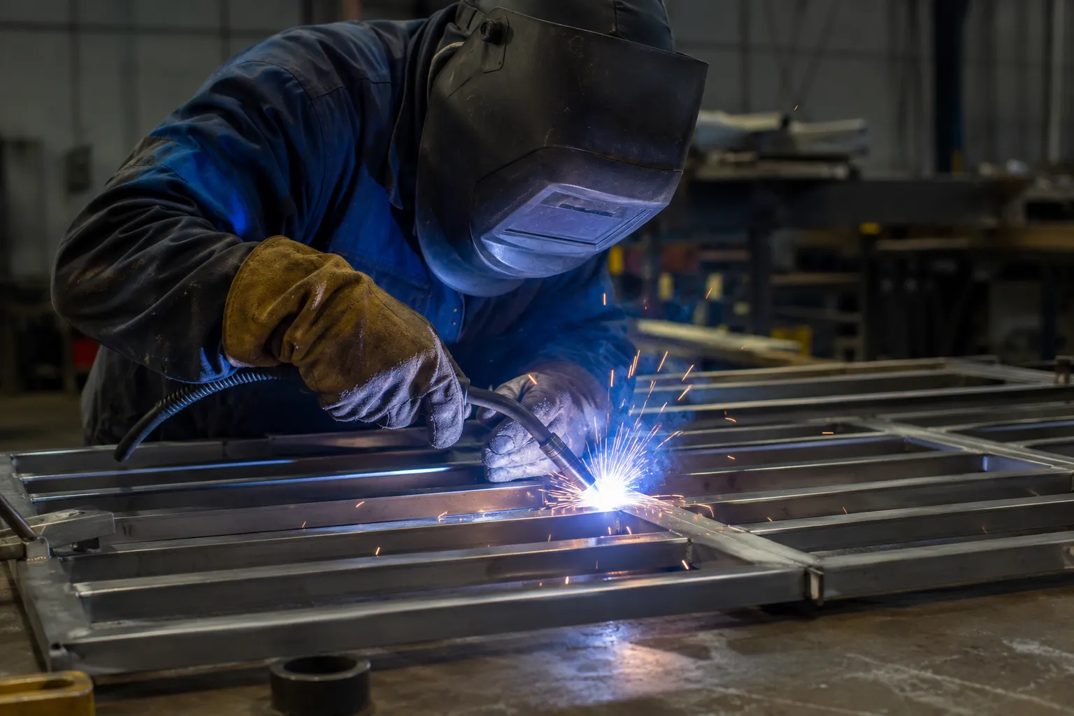 Washdown Area Grates in Maple being fabricated and installed by The Grate Guys