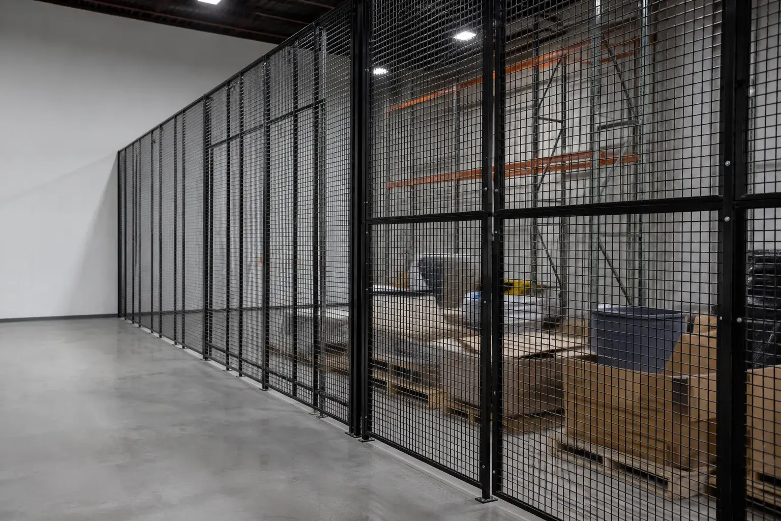 Wire Mesh Partitions in Aurora, Ontario, fabricated and installed by The Grate Guys