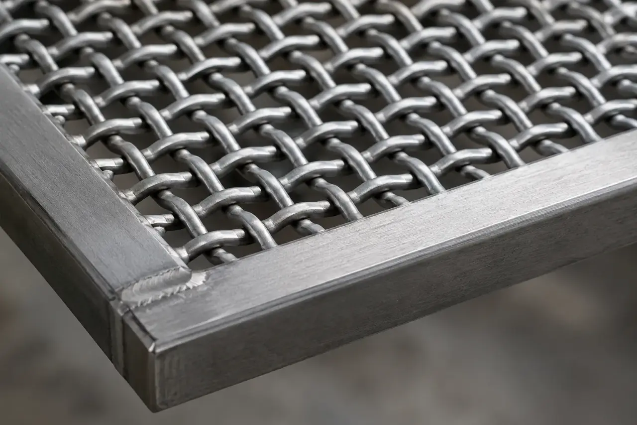 Woven Mesh Panels in Markham being fabricated and installed by The Grate Guys